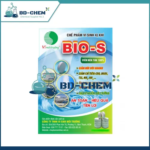 Sản phẩm Che pham vi sinh ky khi Bio S — Hóa Chất Xử Lý Nước Bình Dương - Công Ty TNHH Bình Dương Chem — MST 3702750707