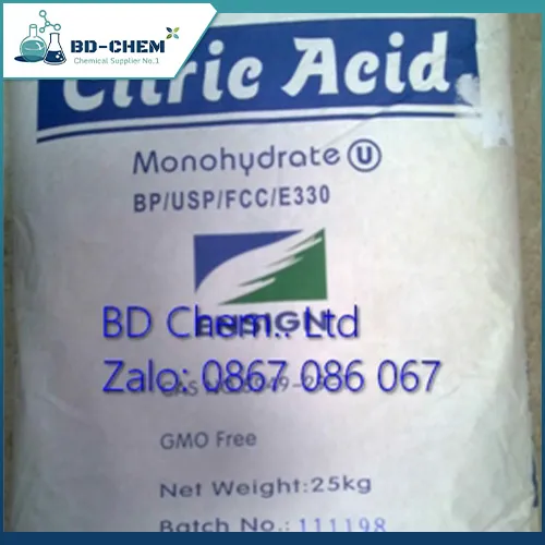 Sản phẩm Citric Acid — Hóa Chất Xử Lý Nước Bình Dương - Công Ty TNHH Bình Dương Chem — MST 3702750707