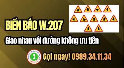 Sản phẩm bien bao w207 — Dạy Nghề Lái Xe Thầy Nam - Công Ty TNHH Dạy Nghề Lái Xe Thầy Nam — MST 3702758791