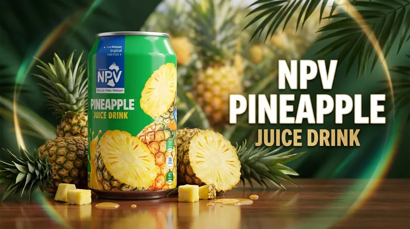 Sản phẩm NPV_PINEAPPLE_JUICE_DRINK — Công Ty TNHH Nước Giải Khát Nguyên Phẩm Việt — MST 3702775652