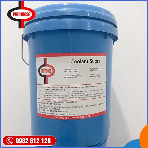 Sản phẩm Coolant Supra — Dầu Máy Primrose - Công Ty TNHH Thương Mại Xuất Nhập Khẩu Dầu Nhờn Primrose Việt
Nam — MST 3702779946