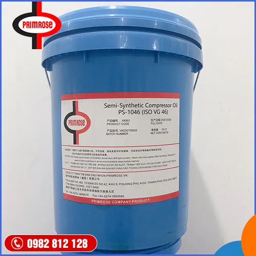 Sản phẩm PS 1046 — Dầu Máy Primrose - Công Ty TNHH Thương Mại Xuất Nhập Khẩu Dầu Nhờn Primrose Việt
Nam — MST 3702779946