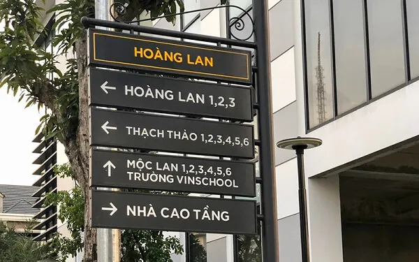 Sản phẩm bien chi dan toa nha 1 — Quảng Cáo Hồ Chí Minh - Công Ty TNHH DESIGN AKAY — MST 3702807463