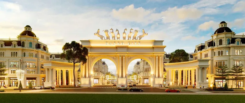 Sản phẩm thi cong cong chao khu do thi danko city 1 — Quảng Cáo Hồ Chí Minh - Công Ty TNHH DESIGN AKAY — MST 3702807463