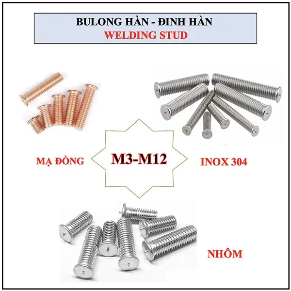 Sản phẩm BUlogn Han   Dinh Tan   Oc Tefnl — Bulong ốc Vít Cường Thịnh - Công Ty TNHH Công Nghiệp Hóa Cường Thịnh — MST 3702868219
