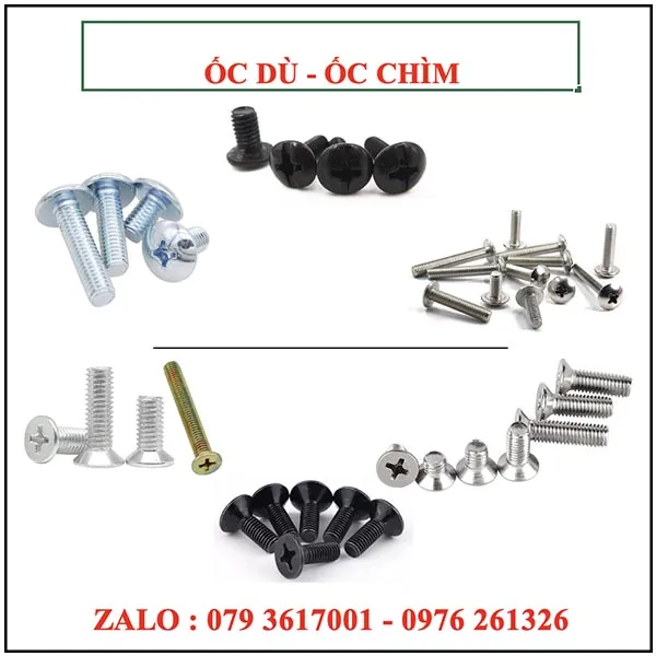Sản phẩm Oc du   oc chimfnl — Bulong ốc Vít Cường Thịnh - Công Ty TNHH Công Nghiệp Hóa Cường Thịnh — MST 3702868219