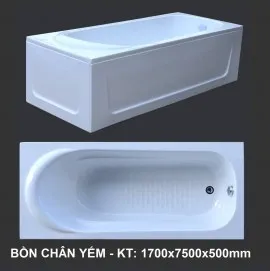 Sản phẩm Bon_chan_yem_1_7m — Nhà Phân Phối - Thiết Bị Vệ Sinh Tuấn Linh — MST 3702874237