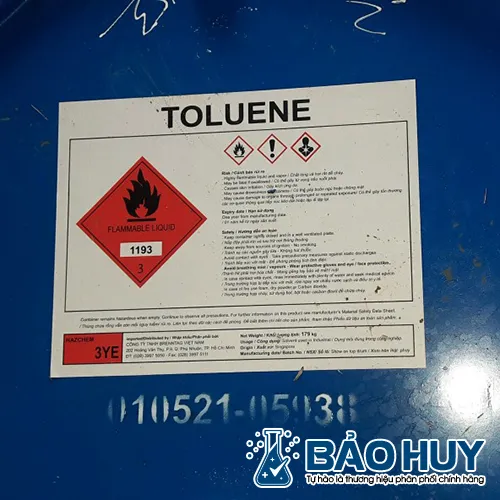Sản phẩm toluene — Hóa Chất Công Nghiệp Bảo Huy - Công Ty TNHH MTV Bảo Huy — MST 3702936370