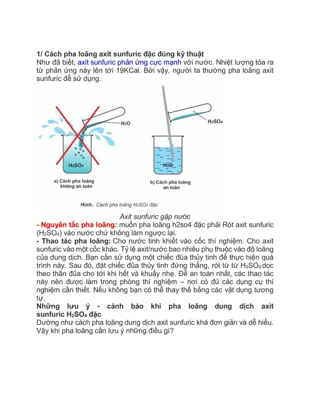 Sản phẩm cach pha loang axit sunfuric dac dung ky thuat hinh anh 0 — Hóa Chất Thiên Nam Phong - Công Ty Cổ Phần Thiên Nam Phong — MST 3702947439