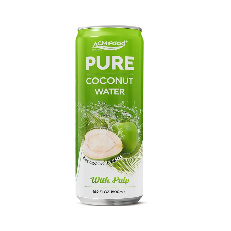 Sản phẩm COCONUT WATER 250ML CAN_WITH PULP_800PX — Công ty TNHH Thực Phẩm ACM — MST 3702952076