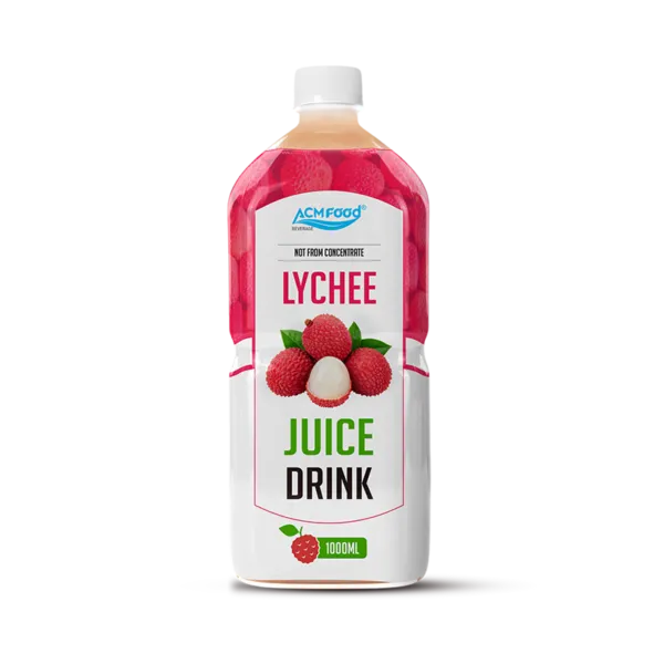 Sản phẩm JUICE PET 1L_LYCHEE_NEW 2026 600x600 — Công ty TNHH Thực Phẩm ACM — MST 3702952076