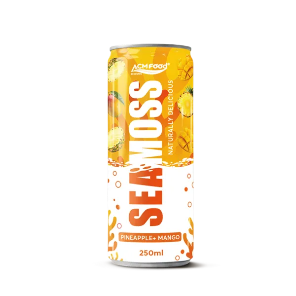 Sản phẩm SEAMOSS JUICE_250ML CAN_pineapple_mango_800PX 600x600 — Công ty TNHH Thực Phẩm ACM — MST 3702952076