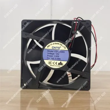 Sản phẩm quat tan nhiet 12v 12x12 cd12038s 030a ma trung cap 1 — Công ty TNHH Cơ Điện Wei Yi — MST 3702958511