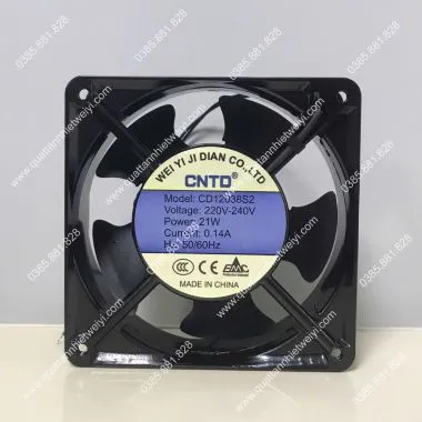 Sản phẩm quat tan nhiet 220v 12x12 cd12038s2 014a ma trung cap 1 — Công ty TNHH Cơ Điện Wei Yi — MST 3702958511
