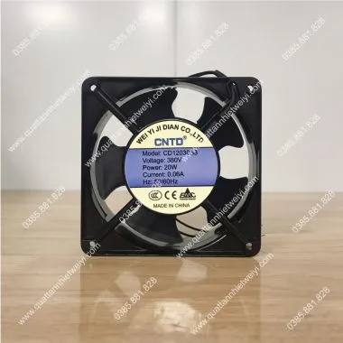 Sản phẩm quat tan nhiet 380v 12x12 cd12038s3 006a ma trung cap 1 — Công ty TNHH Cơ Điện Wei Yi — MST 3702958511