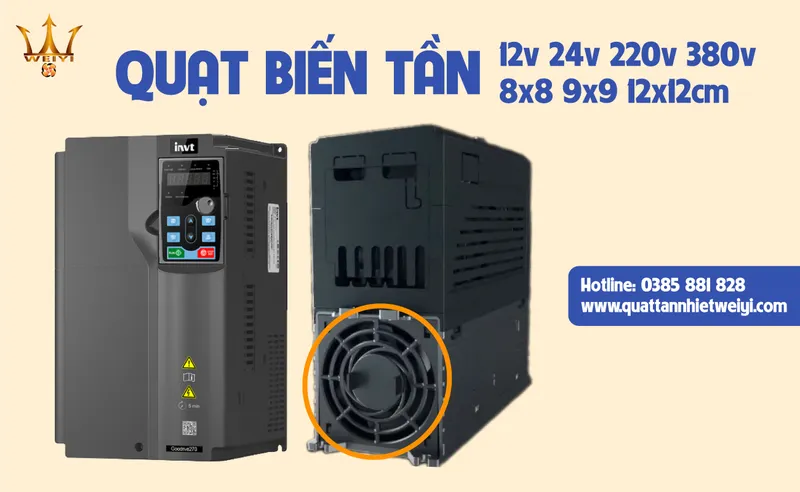 Sản phẩm quat bien tan 12v 24v 220v 380v — Công ty TNHH Cơ Điện Wei Yi — MST 3702958511