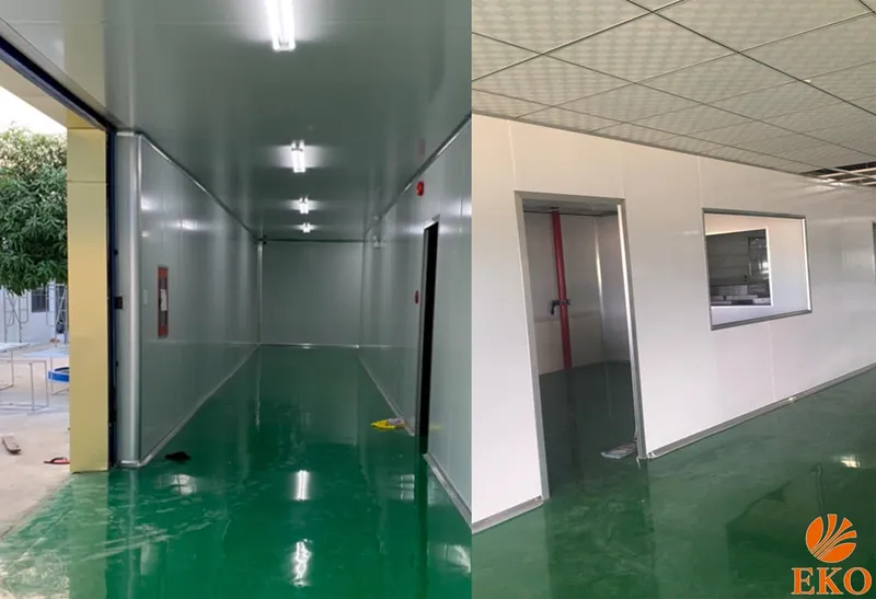 Sản phẩm cong nghe sach eko son epoxy lap dat vach phong sach 1 — Eko Clean Group - Công Ty TNHH Kỹ Thuật Công Nghệ Sạch Eko — MST 3702969760
