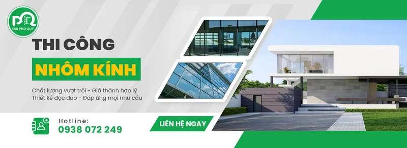 Sản phẩm thi cong nhom kinh — Công Ty TNHH Nhôm Kính Đại Phú Quý — MST 3702992544