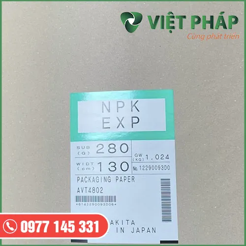 Sản phẩm giay goi hang (4) — Giấy Việt Pháp - Công Ty TNHH Đầu Tư Sản Xuất Thương Mại Dịch Vụ Việt Pháp — MST 3702996193