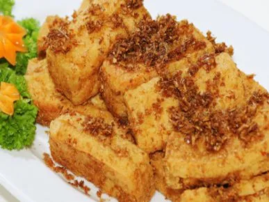 Sản phẩm dau hu chien sa 00c53359 — Suất Ăn Công Nghiệp Hòa Phát - Công Ty TNHH Lương Thực Thực Phẩm Hòa Phát Food — MST 3703064080
