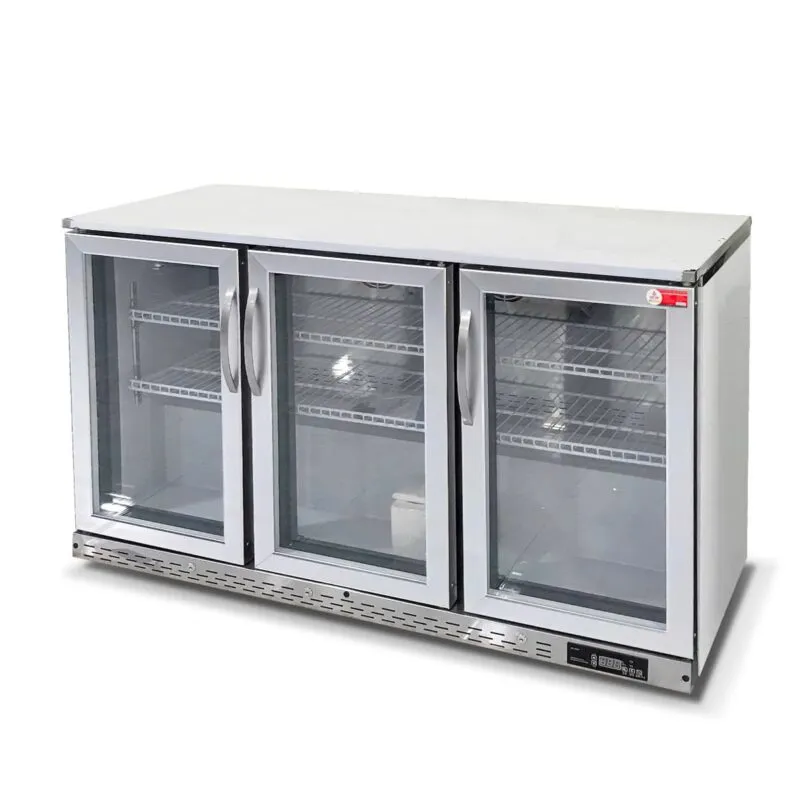 Sản phẩm tu mat quay bar inox 1m35 3 canh kinh lightcool ls 1350i 800x800 — Bếp Công Nghiệp Bếp Đỏ - Công Ty Cổ Phần Thương Mại Xuất Nhập Khẩu Bếp Đỏ Group — MST 3703066602