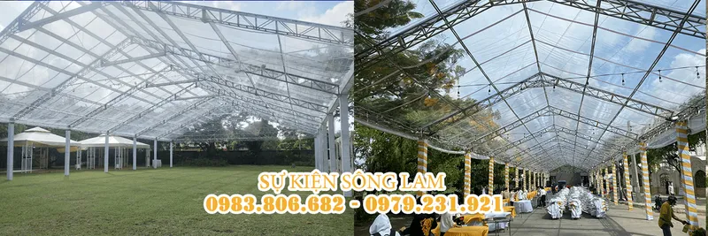Sản phẩm cho thue nha bat trong suot 39 — Công Ty TNHH Tổ Chức Sự Kiện Sông Lam — MST 3703066673