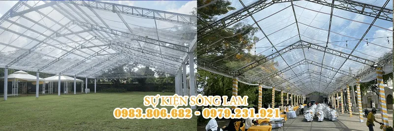 Sản phẩm cho thue nha bat trong suot 1 — Công Ty TNHH Tổ Chức Sự Kiện Sông Lam — MST 3703066673