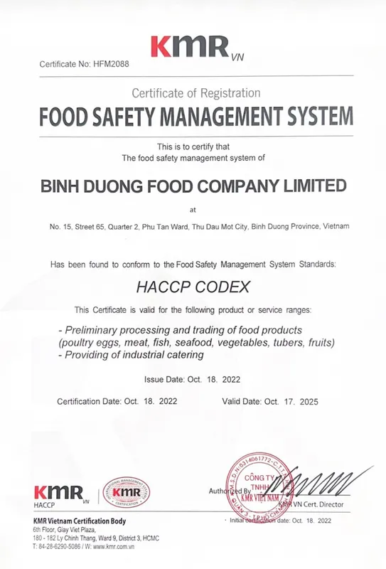Sản phẩm z5266535013749_cd34a938300ea904aa94e732cdb8999a — Suất Ăn Công Nghiệp Bình Dương - Công Ty TNHH Thực Phẩm Bình Dương — MST 3703085972