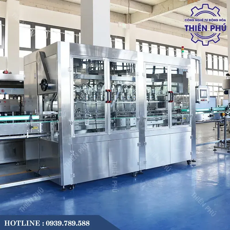 Sản phẩm day chuyen chiet rot dau an 01 — Công Ty Cổ Phần Công Nghệ Tự Động Hóa Thiên Phú — MST 3703092391