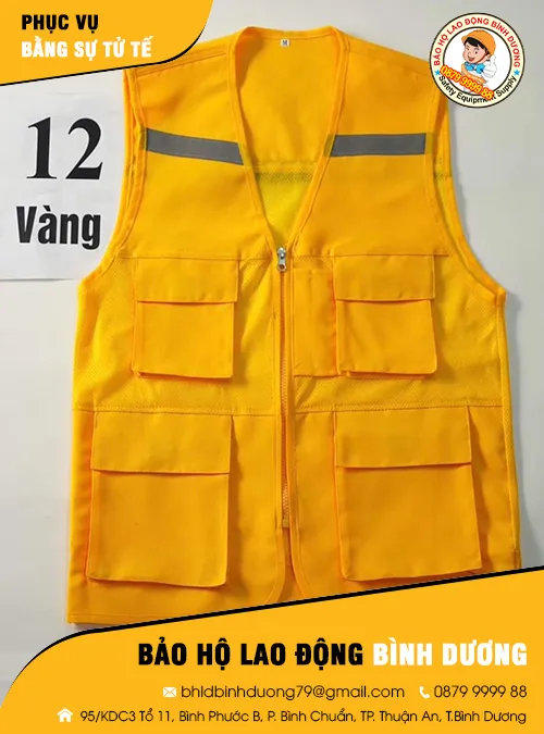 Sản phẩm ao gile bao ho 2 — Vải Vụn, Vải Lau Bình Dương - Công Ty TNHH Sản Xuất Thương Mại Dịch Vụ Bảo Hộ
Lao Động Bình Dương — MST 3703116081
