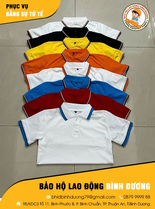 Sản phẩm dong phuc ao polo (2) — Vải Vụn, Vải Lau Bình Dương - Công Ty TNHH Sản Xuất Thương Mại Dịch Vụ Bảo Hộ
Lao Động Bình Dương — MST 3703116081