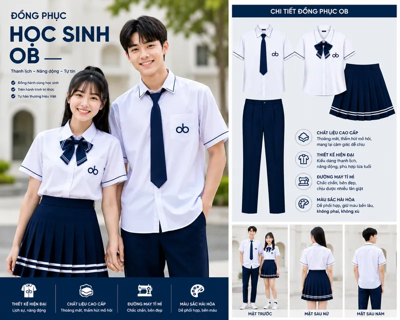 Sản phẩm hoc sinh — May Gia Công Phú Hưng Phát - Công Ty TNHH Sản Xuất Thương Mại Phú Hưng Phát — MST 3703160940