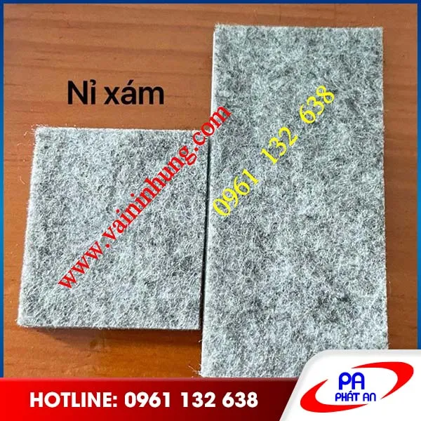Sản phẩm vai ni xam vuong — Vải Nhung Phát An - Công Ty TNHH Sản Xuất Thương Mại Phát An — MST 3703166639