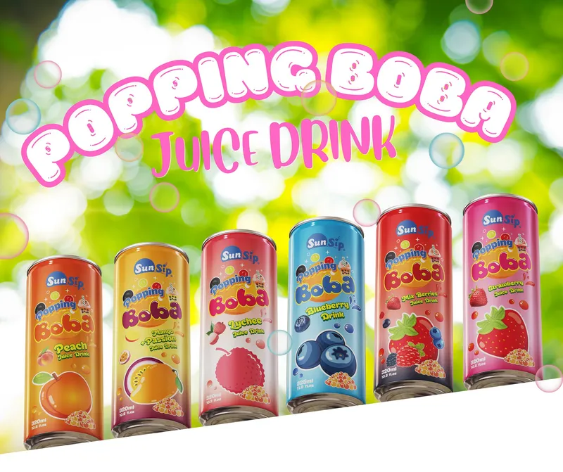 Sản phẩm SUNSIP POPPING BOBA JUICE DRINK — Công Ty TNHH Nước Giải Khát Sunsip Việt Nam — MST 3703200819