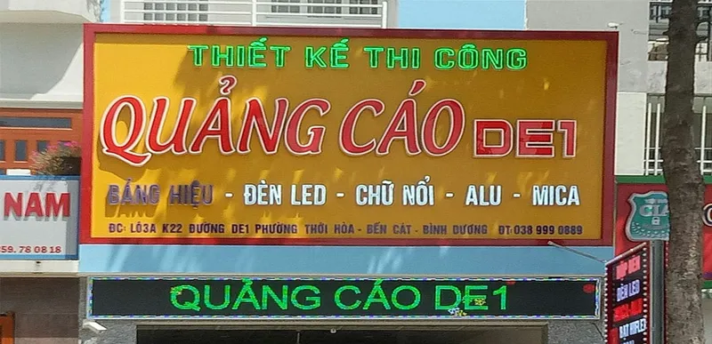 Sản phẩm qc de1 3 8815 — Quảng Cáo DE1 - Công Ty TNHH Bảng Hiệu Quảng Cáo Bình Dương — MST 3703225806