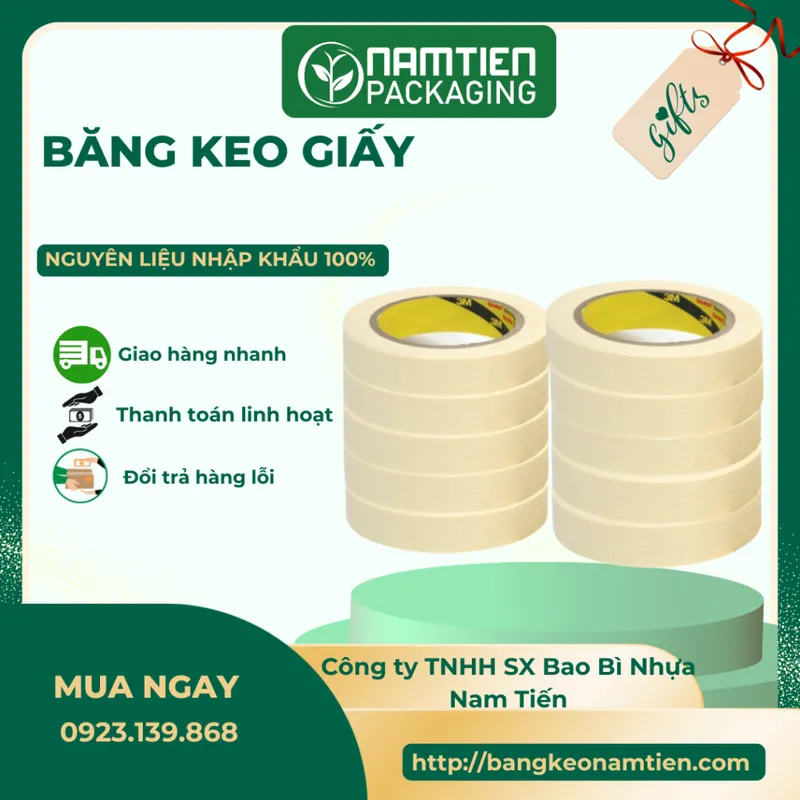 Sản phẩm bang keo giay 3 1024x1024 — Công Ty TNHH Sản Xuất Bao Bì Nhựa Nam Tiến — MST 3703286157