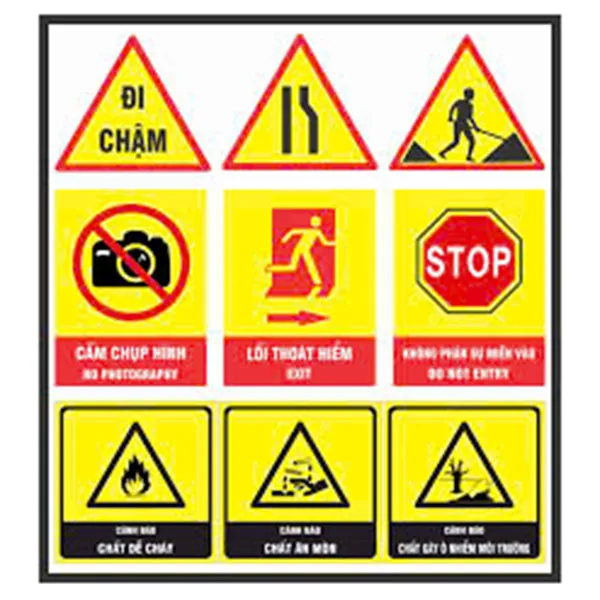 Sản phẩm Bien bao an toan lao — Văn Phòng Phẩm Thuận Tiến 2 - Công Ty TNHH MTV Văn Phòng Phẩm Thuận Tiến 2 — MST 3703306981