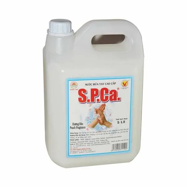 Sản phẩm Nuoc rua tay SPCA 5 lit 800x800 — Văn Phòng Phẩm Thuận Tiến 2 - Công Ty TNHH MTV Văn Phòng Phẩm Thuận Tiến 2 — MST 3703306981
