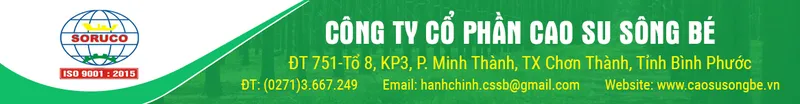 Logo Cao Su Sông Bé - Công Ty TNHH MTV Cao Su Sông Bé