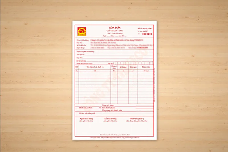 Sản phẩm hoa don re nhat binh phuoc — In ấn Bình Phước - DNTN Toàn Thắng — MST 3800406276
