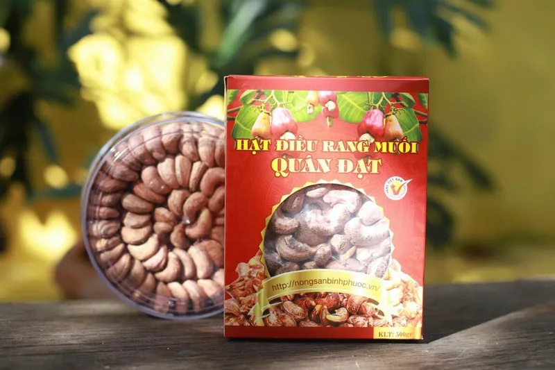 Sản phẩm hat dieu rang muoi4 — Hạt Điều Quân Đạt - Công Ty TNHH SX TM DV Quân Đạt — MST 3801129240