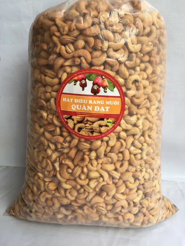 Sản phẩm hat dieu tach lua rang muoi 10kg1 — Hạt Điều Quân Đạt - Công Ty TNHH SX TM DV Quân Đạt — MST 3801129240