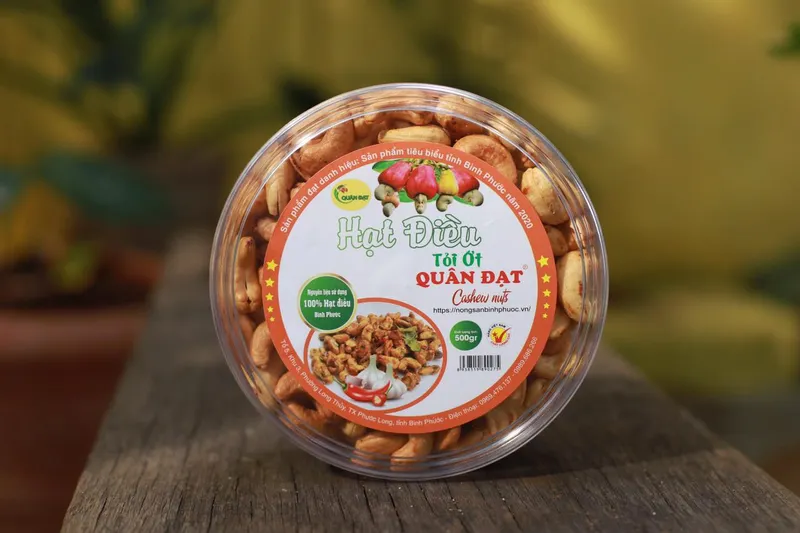 Sản phẩm hat dieu toi ot 500gr1 — Hạt Điều Quân Đạt - Công Ty TNHH SX TM DV Quân Đạt — MST 3801129240