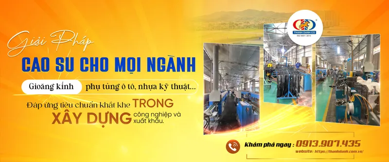 Sản phẩm ron cao su thanh danh scaled — Cao Su Thành Danh - Công Ty TNHH Sản Xuất Thương Mại Thành Danh — MST 3900491003