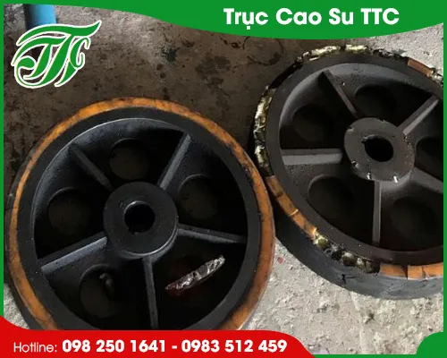 Sản phẩm banh xe cao su 1.JPG — Trục Cao Su TTC - Công Ty TNHH Trục Cao Su TTC — MST 3901184069