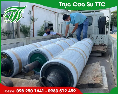 Sản phẩm truc cao su vai soi det nhuom ttc 4 — Trục Cao Su TTC - Công Ty TNHH Trục Cao Su TTC — MST 3901184069