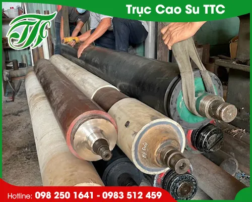 Sản phẩm truc cao su vai soi det nhuom ttc 6 — Trục Cao Su TTC - Công Ty TNHH Trục Cao Su TTC — MST 3901184069