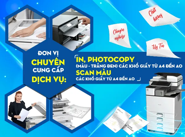 Sản phẩm gioi thieu — Dịch Vụ Photocopy - In Ấn Bảy Hoàng Ngân - Công Ty TNHH Dịch Vụ Và Thương Mại
Bảy Hoàng Ngân — MST 4000478273