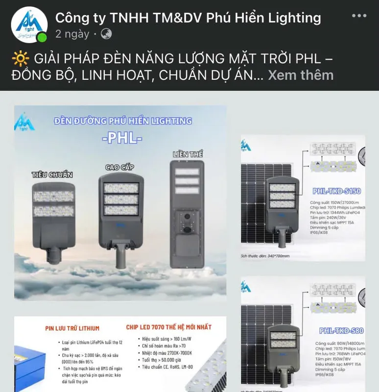 Sản phẩm 936ae6fe2db1a3effaa0 — Công Ty TNHH TM&DV Phú Hiển Lighting — MST 4000988323