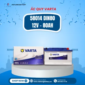 Sản phẩm 58014 DIN80 12V 80AH 300x300 — ắc Quy Việt Long - Công Ty TNHH MTV Hàng Tiêu Dùng Việt Long — MST 4001104094
